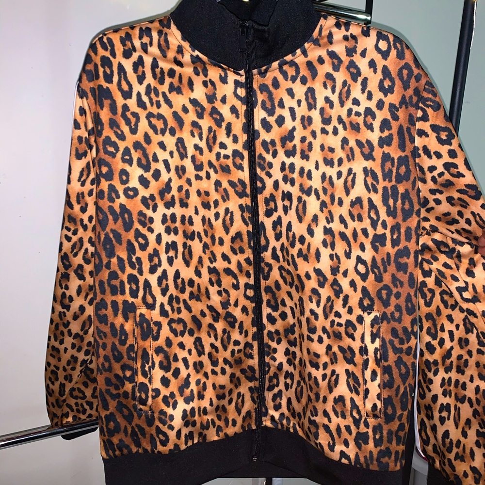 Leopard Bomber Jacket by F21